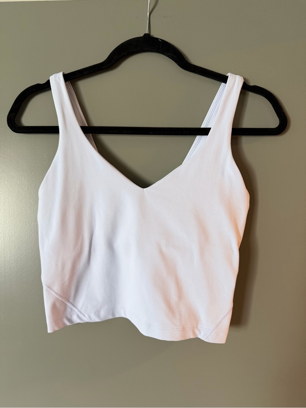 Light Blue V-Neck Cropped Lululemon Tank